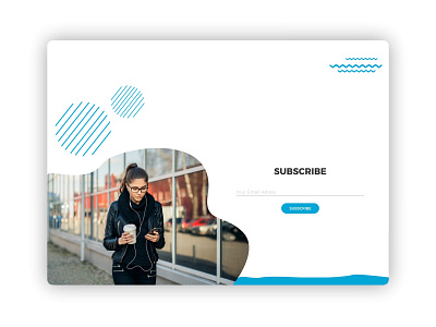 Subscribe design dribbble ui uidesign web