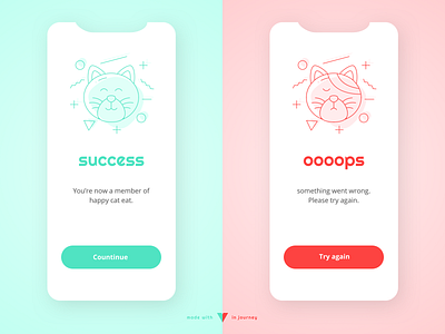 Flash Message - Error/Success app branding daily ui daily ui 011 daily ui 11 error error message illustration mobile app pattern success success message typography ui