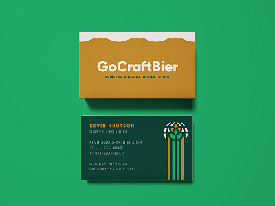 GoCraftBier Business Cards beer bier business card craft go