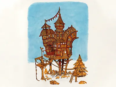 Inktober 09 animation architecture art building character design concept art concept design conceptart copic markers copicmarkers design drawing fineliner flat illustration illustration art ink inktober inktober2018 world building
