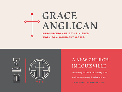 GA Logo + Branding badge bold brand and identity branding christian church church logo geometric god jesus line art lines logo logo design ministry modern serif type typography vector