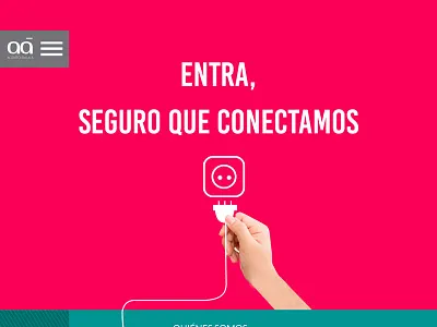 Web design Acento en la A responsive scroll animation svg animation web design