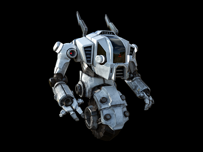 Robot ZOICH 3d model design game modelling texture concept textures