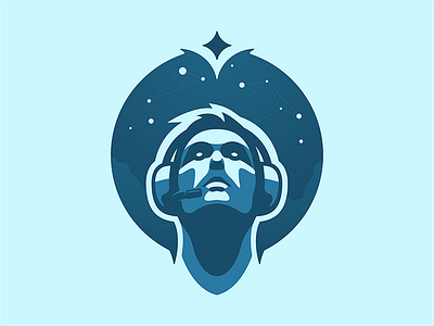 The Esports Dream constellation cosmos dream dreamer dreams esport esports gamer gaming headphones headset player space stars