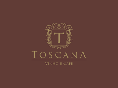 Toscana bistro cellar coffee emporium grape italy logo toscana tuscany wine