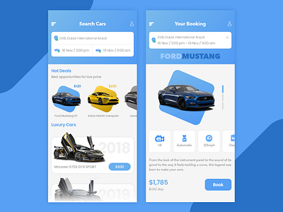 Rent Car Application app booking app car car app car booking car dashboard dasboard illustration typography ui kit ui ux ux ux ui ux design