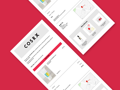 COSRX Email Recipt - Daily UI 017 017 branding daily ui email order receipt skincare ui