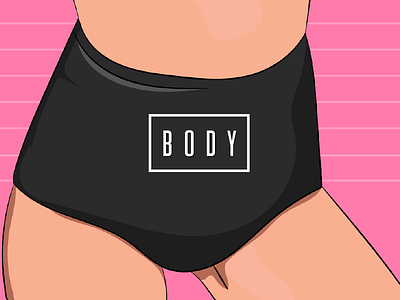 BODY illustration typography