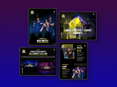 Urbain Praise Website australia church website freelancer krystlesvetlana melbourne music website web design webflow