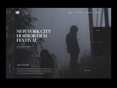 NYC Horror Film Festival ui