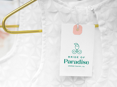 Bride of Paradise Reject Tag branding clothing hang tag label logo