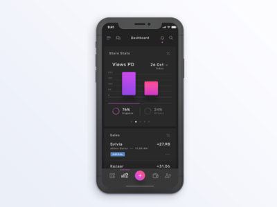 APP data statistics app illustration ui