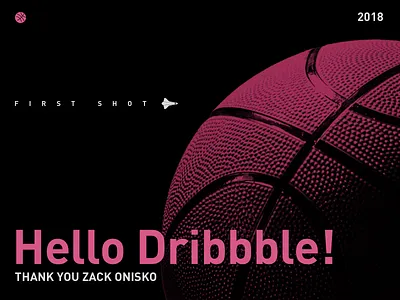 Hello Dribbble! design typography