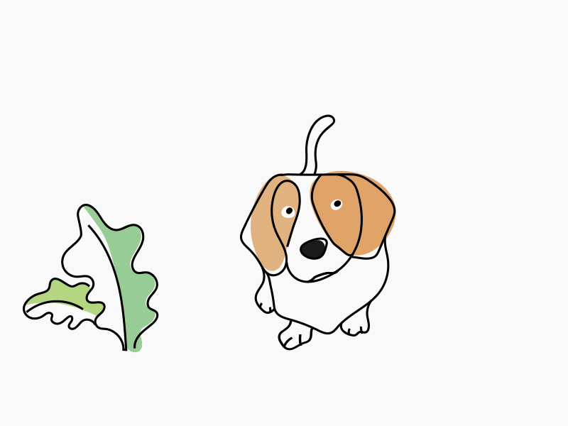 Beagle Wagging animation gif animation gif art