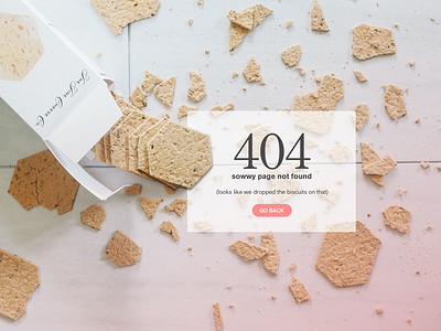 Daily UI #008 404 error page 404 page bisuits dailyui design error 404 not found uidesign uxdesign