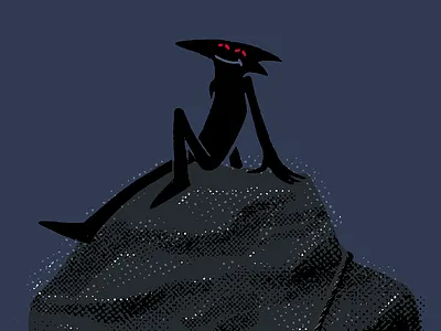 Stoned Rabenmann animal character character design crow dark illustration procreate rabenmann raven