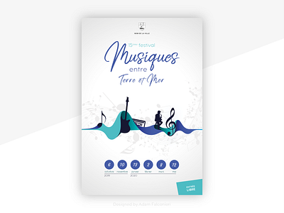 Affiche · Festival de Musiques n°2 branding design design graphique fx graphic design identity illustration illustrator photo photomontage photoshop vector visual effect