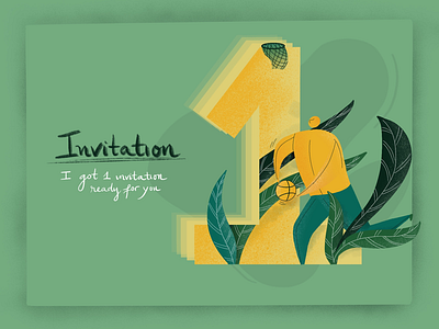 Dribbble invitation