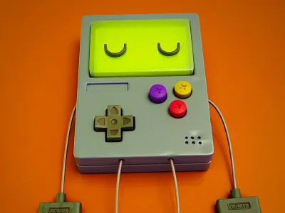 Dead Bot 3d art characters video game