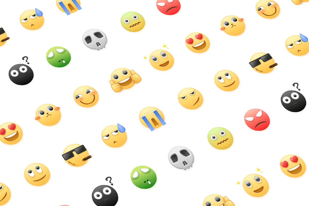 Cute Emoji Design icon sketch ui