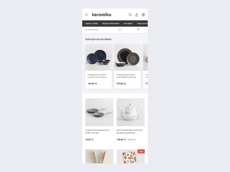 Ecommerce mobile interactions app ecommerce kitchen mobile shopping