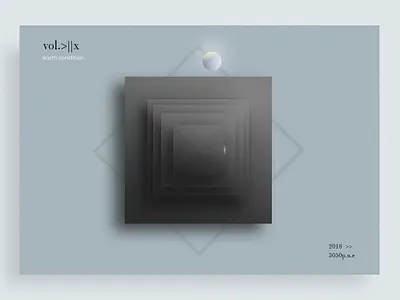vol.>||x 3 d ball black white bleck and white design designe interface rectangles shape shape elements
