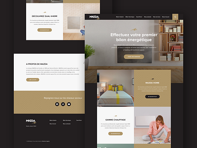 MAZDA - Homepage design desktop homepage ui