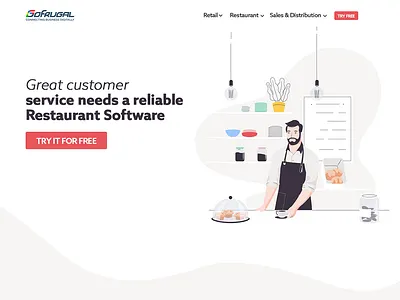 Restaurant Landing page creatity creative font effect graphic design illustration landing page design landingpage photoshop ui uidesign