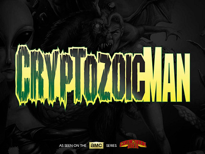 Logo Design: Cryptozoic Man adobe cc adobe illustrator adobe photoshop branding comic books corporate identity design graphic design horror icon design identity logo logo design typography vector vector design