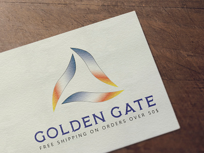 Goldengate art creative logo illustration logo vector