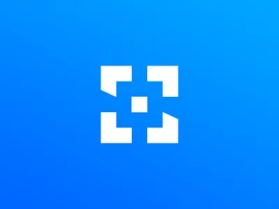 Scanner blue blue logo branding clever logo colorful creative design designer gradient icon identity illustration logo logo design logo designer logo icon logotype monogram smart logo smart logos