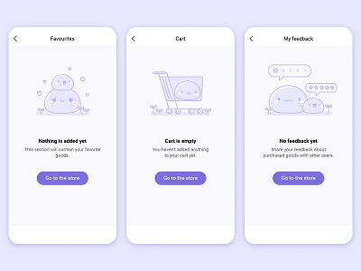 Empty states delivery empty state illustration ui