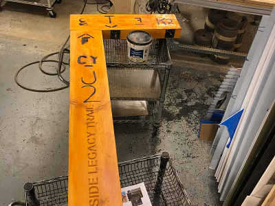 Legacy trail branding cnc wood