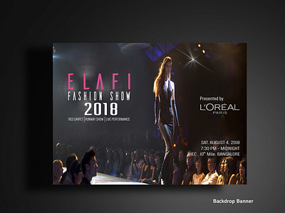 Backdrop Banner design