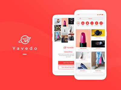 Shopify app Design android app app app concept app design clean colorful e commerce fasion gradiant icon interface iphone minimal modern design shop app shopify theme ui ux unique design white space