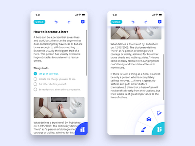 Daily UI - #065 Notes 2d app art blue color dailyui design dribbble icon illustration ios iphone minimal note notes notes widget ui user experience user interface ux