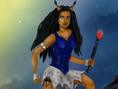 Lynx Girl cgiart charachter character concept concept concept art digital art illustration illustrator photoshop