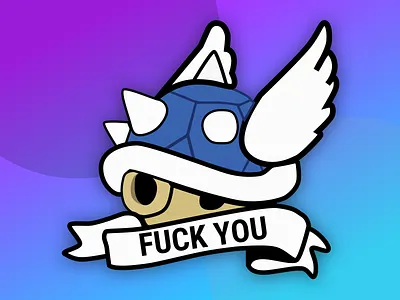 Blue Shell art blue shell cartoon design digital drawing graphic design illustration leaderboard mario mario bros mario kart mariokart nintendo nintendo art nintendo switch sketch sketchapp ui