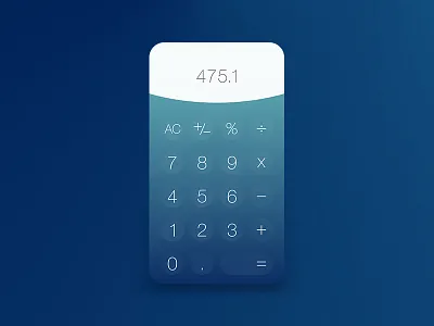 Daily UI Challenge 004 calculator daily ui daily ui 004 daily ui challange ui challenge ui design
