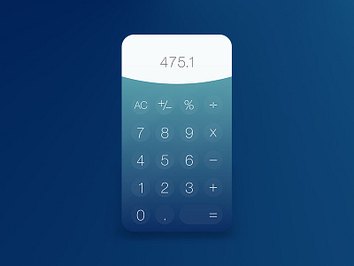 Daily UI Challenge 004 calculator daily ui daily ui 004 daily ui challange ui challenge ui design