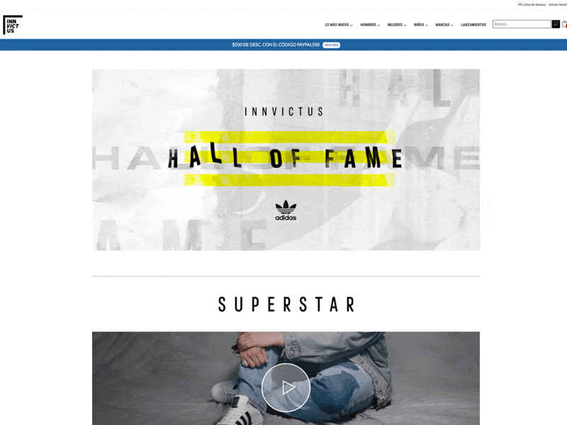 Hall of fame adidas adidas adidas originals art direction bogota brand branding innvictus mexico stan smith super star time line ui