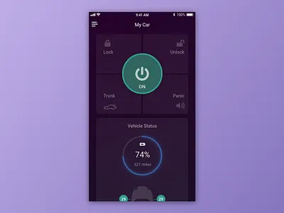 Car Interface auto dailyui dailyui 034 madewithadobexd