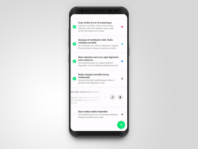 To do list - Mobile check list list mobile simple swipe task task list to do list ux web webdesign