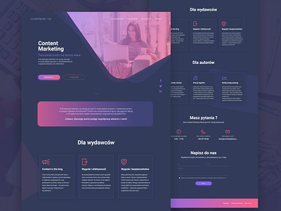 Content Marketing design typography ui ux web