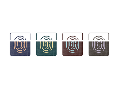 I.D. Verify finger print fingerprint glyph icon illustration jenks seth touch touch id