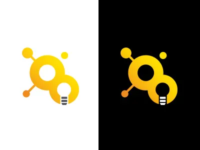 MSD SYMBOL COLLECTION 068 collection identity inspiration lightbulb logo minimal simple symbolmark