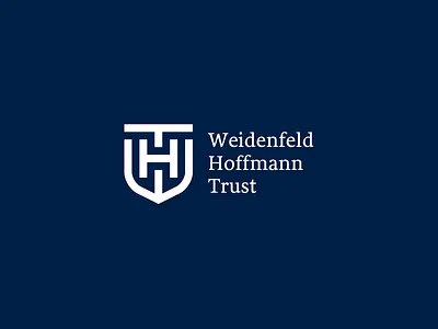 Weidenfeld Hoffmann Trust british hoffmann logo lord organization scholarship trust visual identity weidenfeld