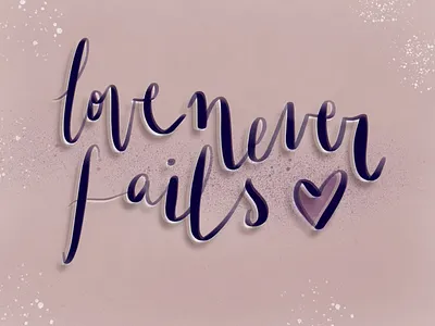 Love constant heart lettering love nude romantic rose