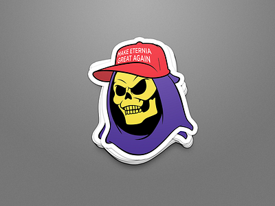 Make Eternia Great Again! art brandidentity branding cartoon creative design digitalart enamel pin flatdesign graphicart graphicdesign illustrator photoshop typedesign typespire vector vectorart