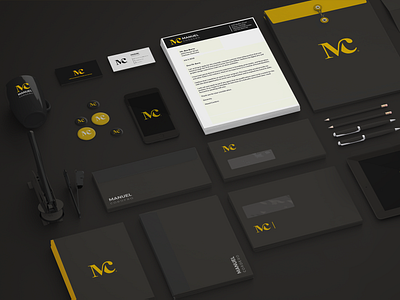 MC- Personal Branding: Manuel Cordero pt.3 brand brand and identity brand assets brand identity branding branding design icon identidad corporativa identity letterhead design logo logo design logotipo mark monogram personal branding stationery stationery design